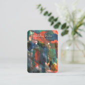 D'appel Carte de Présentation pour Boucles d'Oreilles en A (Debout devant)