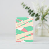 D'appel Carte de présentation pour boucles d'oreilles en f (Debout devant)