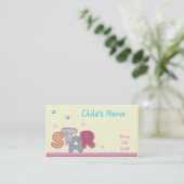 D'appel Carte de présentation pour enfants étoiles (Debout devant)