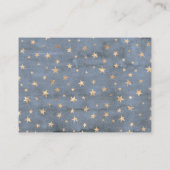 D'appel Carte de prévision de bébé pour le baby shower du (Dos)