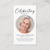 D'appel Carte de prière commémorative | Célébrer le cercle (Devant)