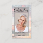 D'appel Carte de prière commémorative | Coucher de soleil  (Devant)