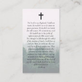 D'appel Carte de prière commémorative de la forêt ovale (Dos)