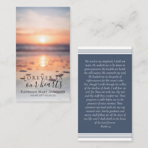 D'appel Carte de prière commémorative de photo Sunrise Oce