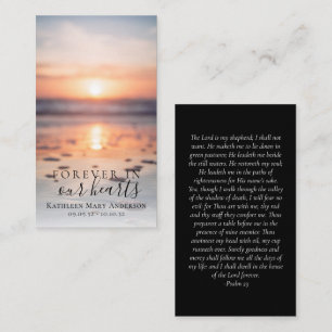 D'appel Carte de prière commémorative de photo Sunrise Oce