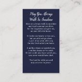 D'appel Carte de prière commémorative Drapeau américain An (Dos)