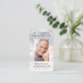 D'appel Carte de prière commémorative en mémoire d'amour (Debout devant)