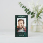 D'appel Carte de prière commémorative funéraire Photo Emer (Debout devant)