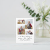 D'appel Carte de prière commémorative | In Love Memory Fou (Debout devant)