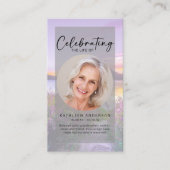 D'appel Carte de prière commémorative | Lavande (Devant)