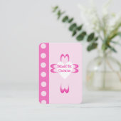 D'appel Carte de prière de baptême rose pour filles (Debout devant)