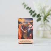 D'appel Carte de prière de visite (Debout devant)