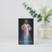 D'appel Carte de prière divine Chaplet personnalisable (Debout devant)