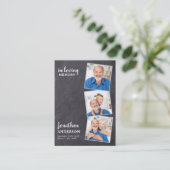 D'appel Carte de prière funéraire commémorative 3 ardoise (Debout devant)