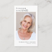 D'appel Carte de prière mémorial photo de budget (Devant)