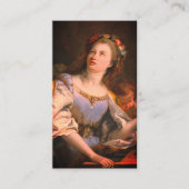 D'appel Carte de prière personnalisée Saint Cecielia (Devant)