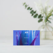 D'appel Carte de profil Rose bleu maman (Debout devant)