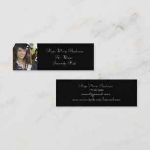 D'appel Carte de profil senior avec vos photos
