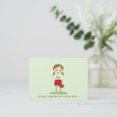 D'appel Carte de rendez-vous Berry Sweet (Debout devant)