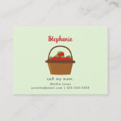 D'appel Carte de rendez-vous Berry Sweet (Dos)