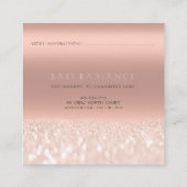 D'appel Carte de rendez-vous Electrolyse Rose Parties scin (Dos)