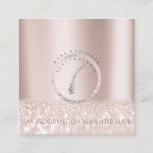 D'appel Carte de rendez-vous Electrolyse Rose Parties scin