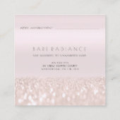 D'appel Carte de rendez-vous Electrolyse Rose Parties scin (Dos)