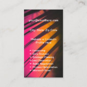 D'appel Carte de reprise mini | Carte réseau rose orange (Dos)