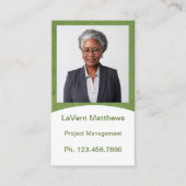 D'appel Carte de reprise mini | Carte réseau verte (Devant)