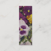 D'appel Carte de Sympathie Fleur Pansy Home Sécurisé (Devant)