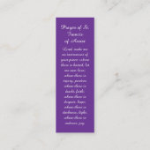 D'appel Carte de Sympathie Fleur Pansy Home Sécurisé (Dos)