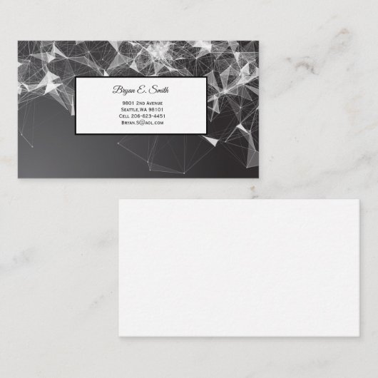 D'appel Carte de visite (Devant / Derrière)