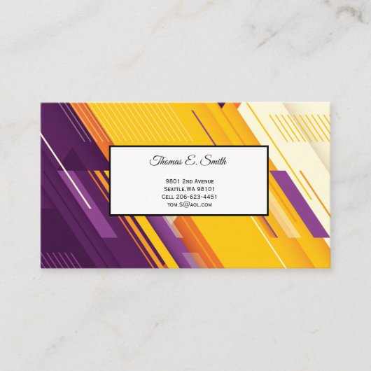 D'appel Carte de visite (Devant)