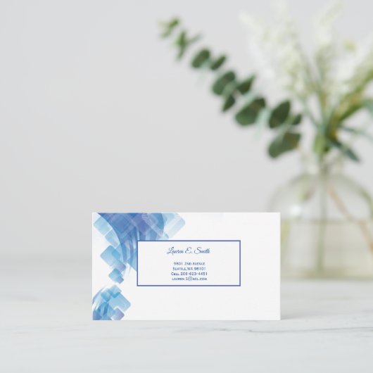 D'appel Carte de visite (Debout devant)