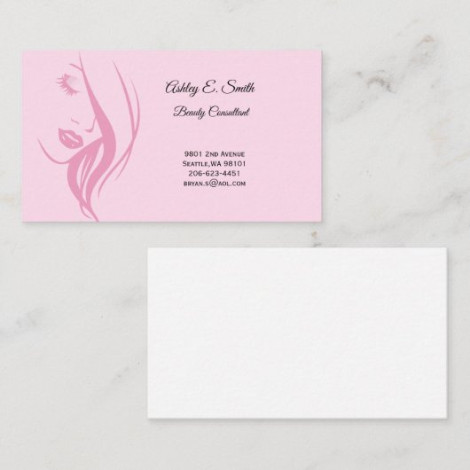 D'appel Carte de visite (Devant / Derrière)