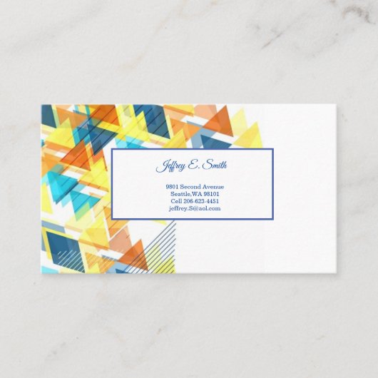 D'appel Carte de visite (Devant)