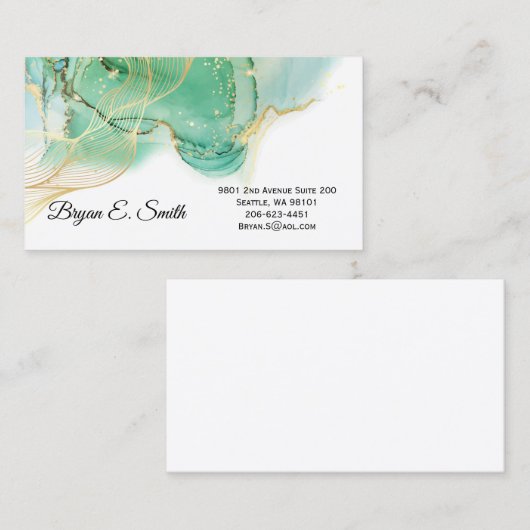 D'appel Carte de visite (Devant / Derrière)