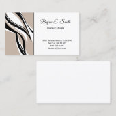 D'appel Carte de visite (Devant / Derrière)