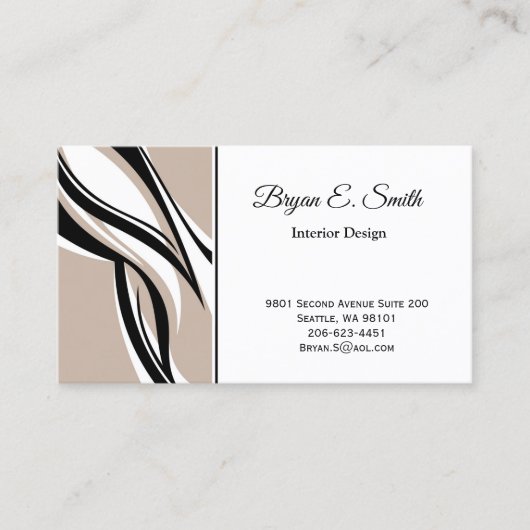 D'appel Carte de visite (Devant)