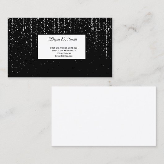 D'appel Carte de visite (Devant / Derrière)