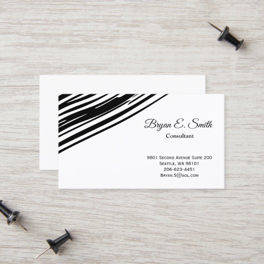 D'appel Carte de visite (Devant/Arrière en situation)