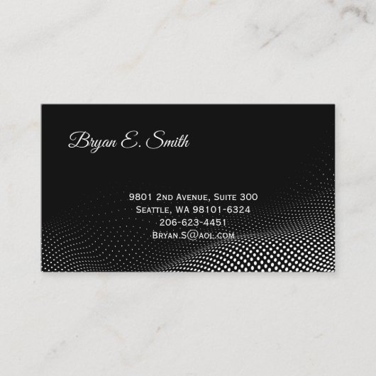 D'appel Carte de visite (Devant)