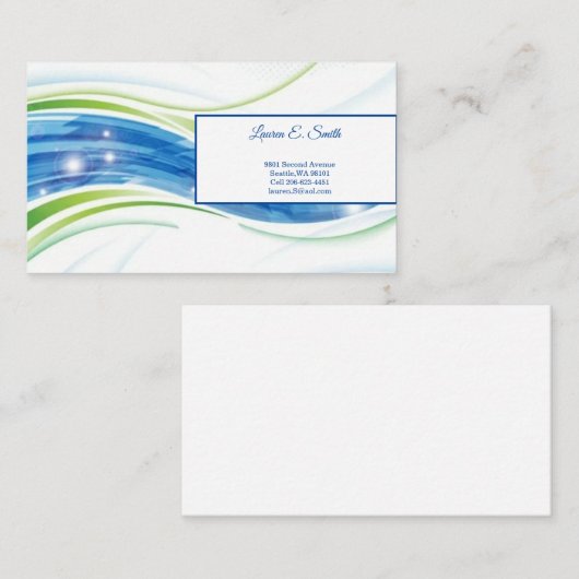 D'appel Carte de visite (Devant / Derrière)