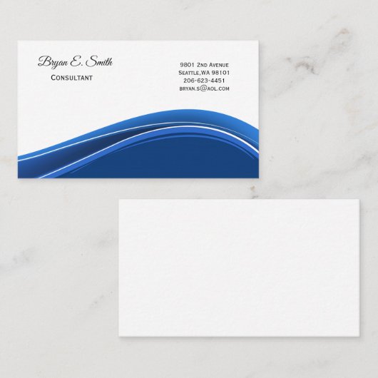 D'appel Carte de visite (Devant / Derrière)