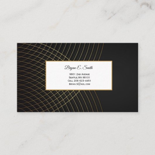 D'appel Carte de visite (Devant)