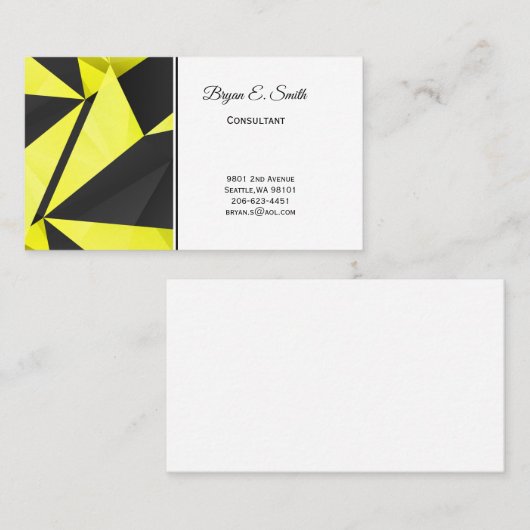 D'appel Carte de visite (Devant / Derrière)