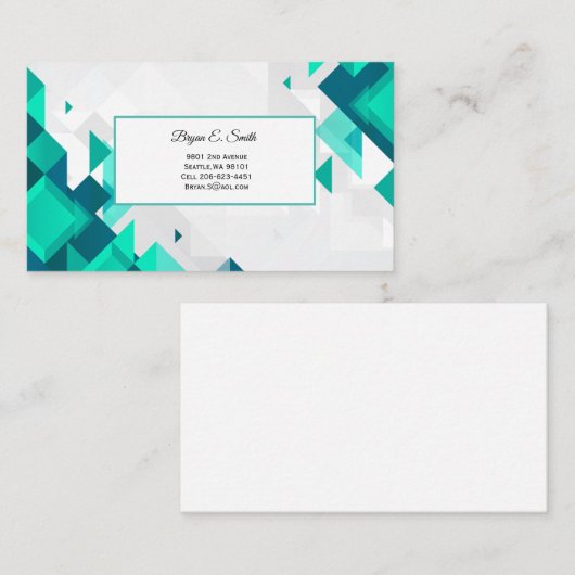 D'appel Carte de visite (Devant / Derrière)