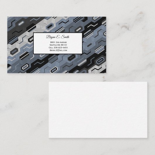 D'appel Carte de visite (Devant / Derrière)