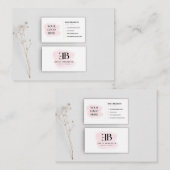 D'appel Carte de visite (Devant / Derrière)