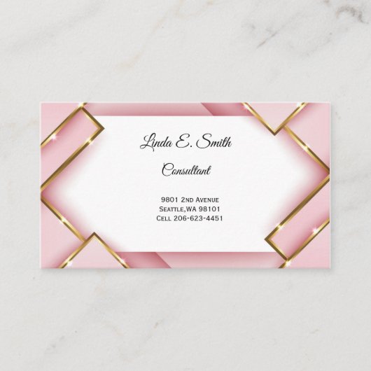 D'appel Carte de visite (Devant)